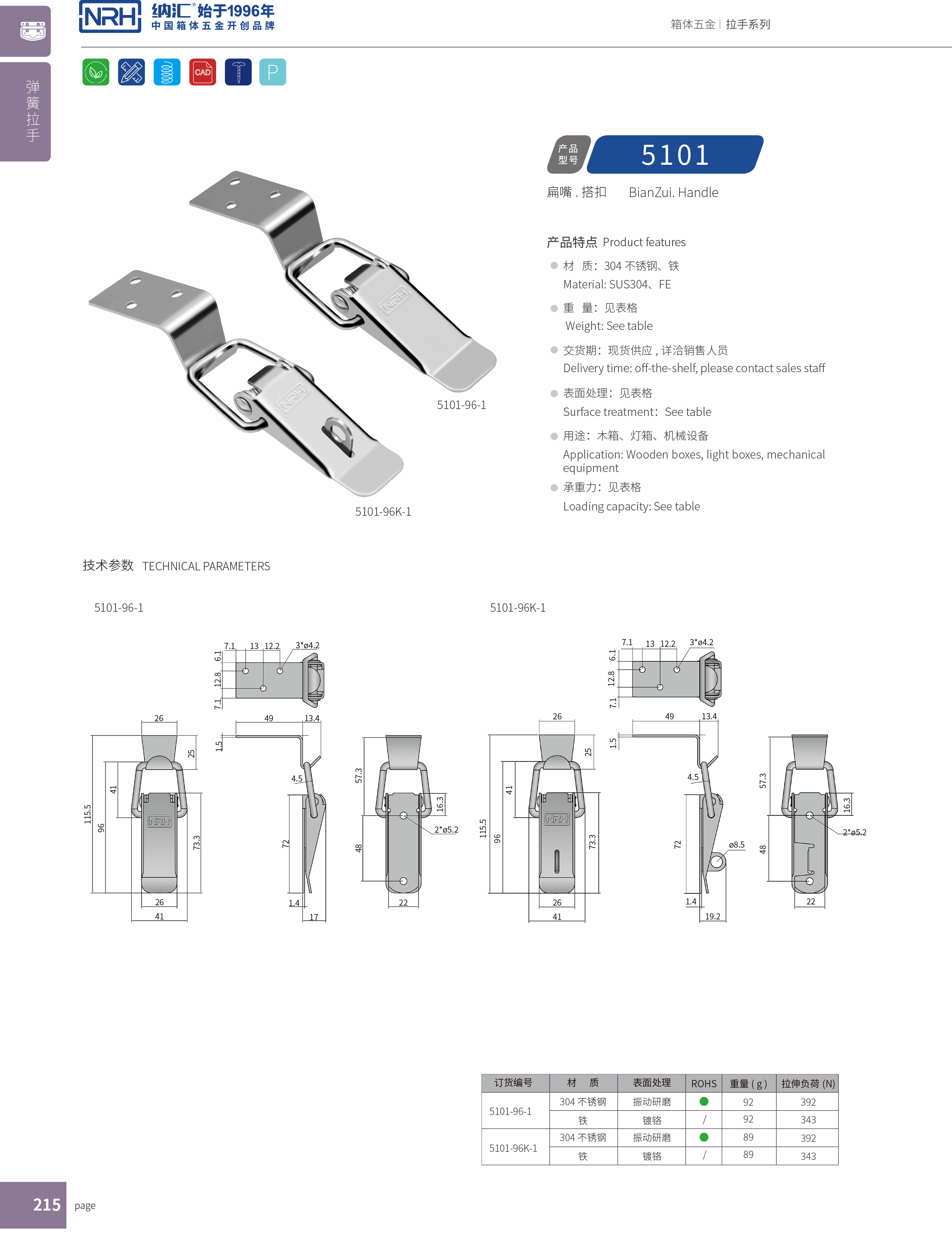 扁嘴糖心APP官网5101-96K-1LED廣告鎖_燈箱鎖扣_NRH糖心视频在线观看糖心APP官网 
