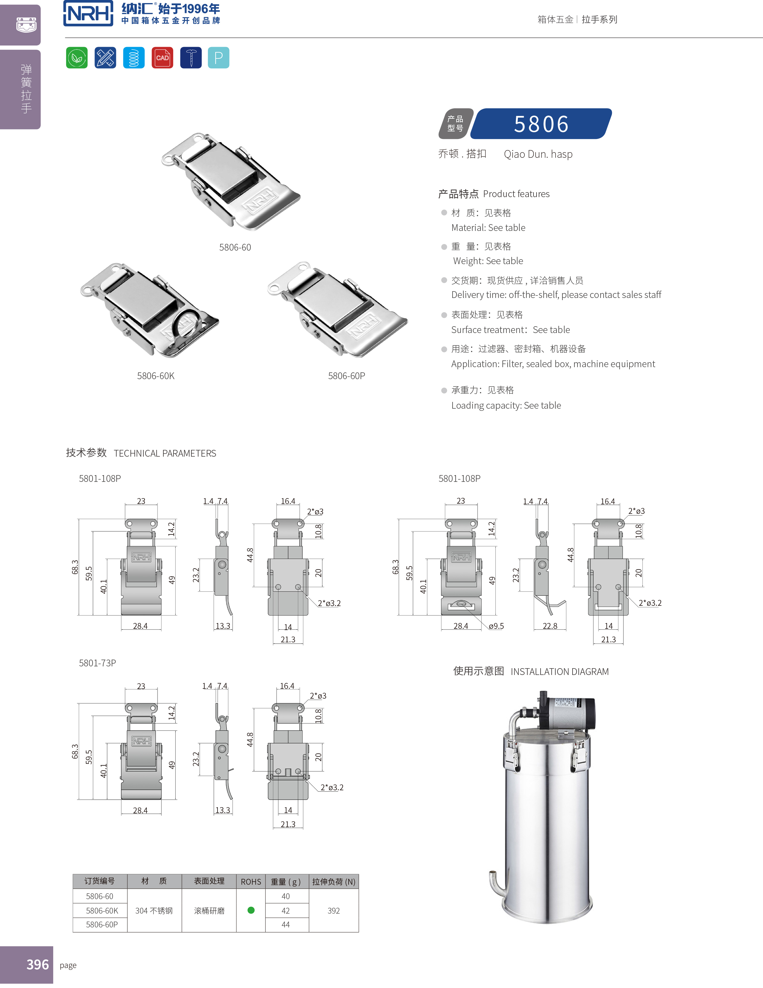 保險糖心APP官网5806-60p電箱鎖扣_不鏽鋼燈具鎖扣_NRH糖心视频在线观看糖心APP官网 