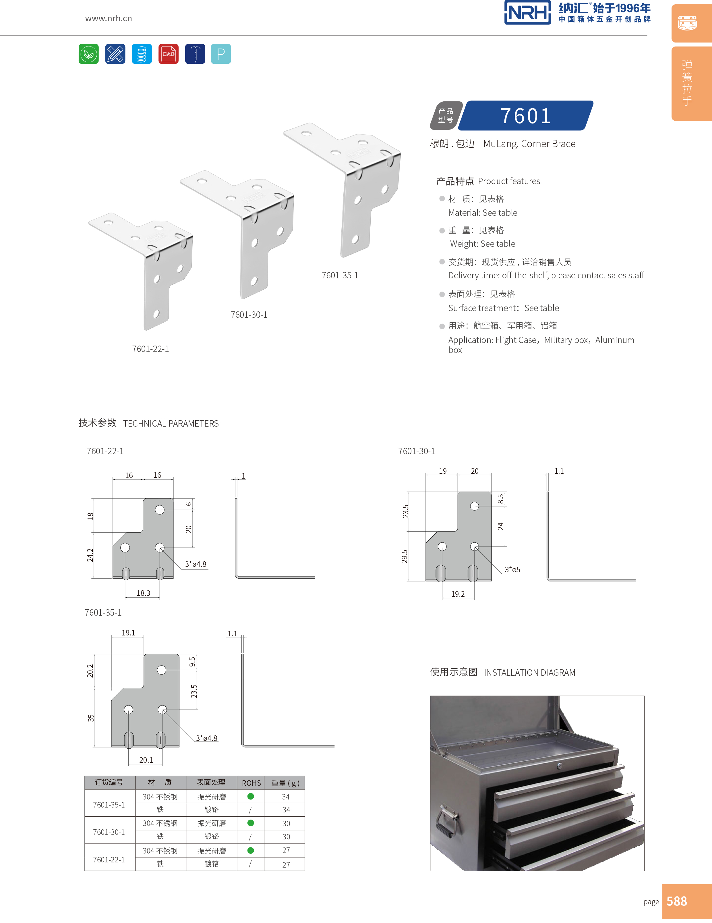 包邊7601-30-1燈光箱護角_鋁護角_NRH糖心视频在线观看包邊 