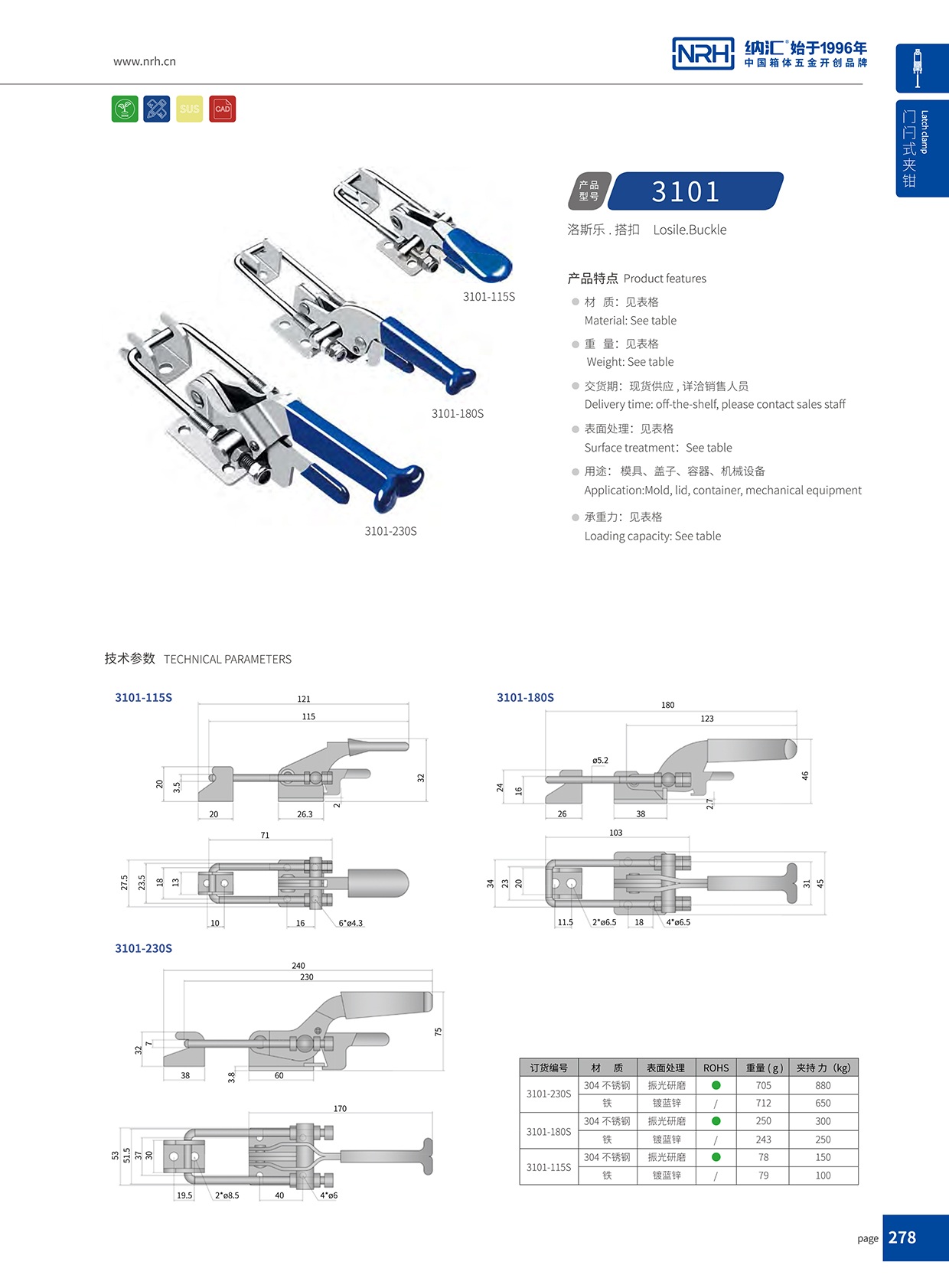  糖心视频在线观看/NRH 3101-180p 橡膠鎖扣