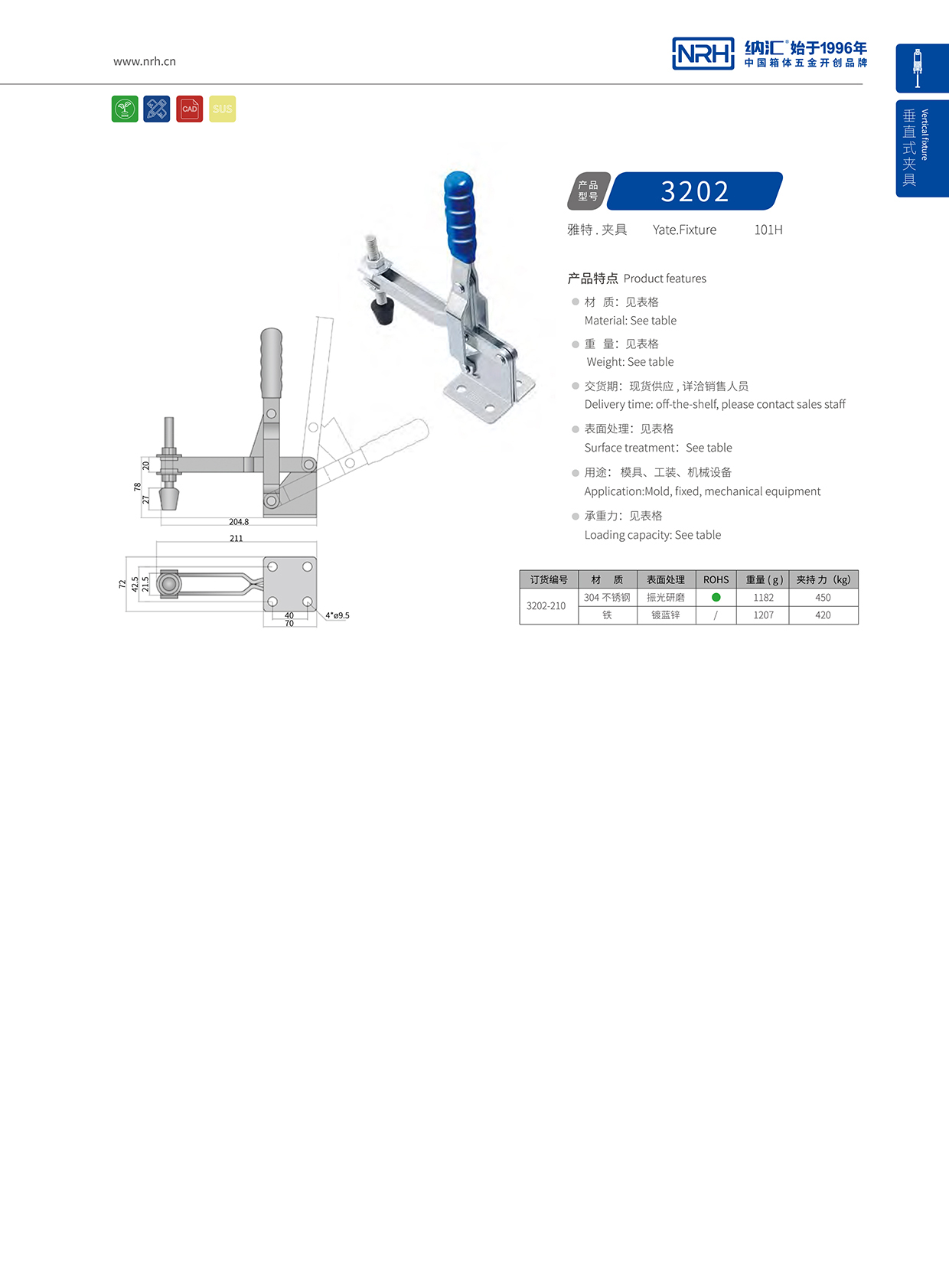  糖心视频在线观看/NRH 3202-210 環保車箱扣