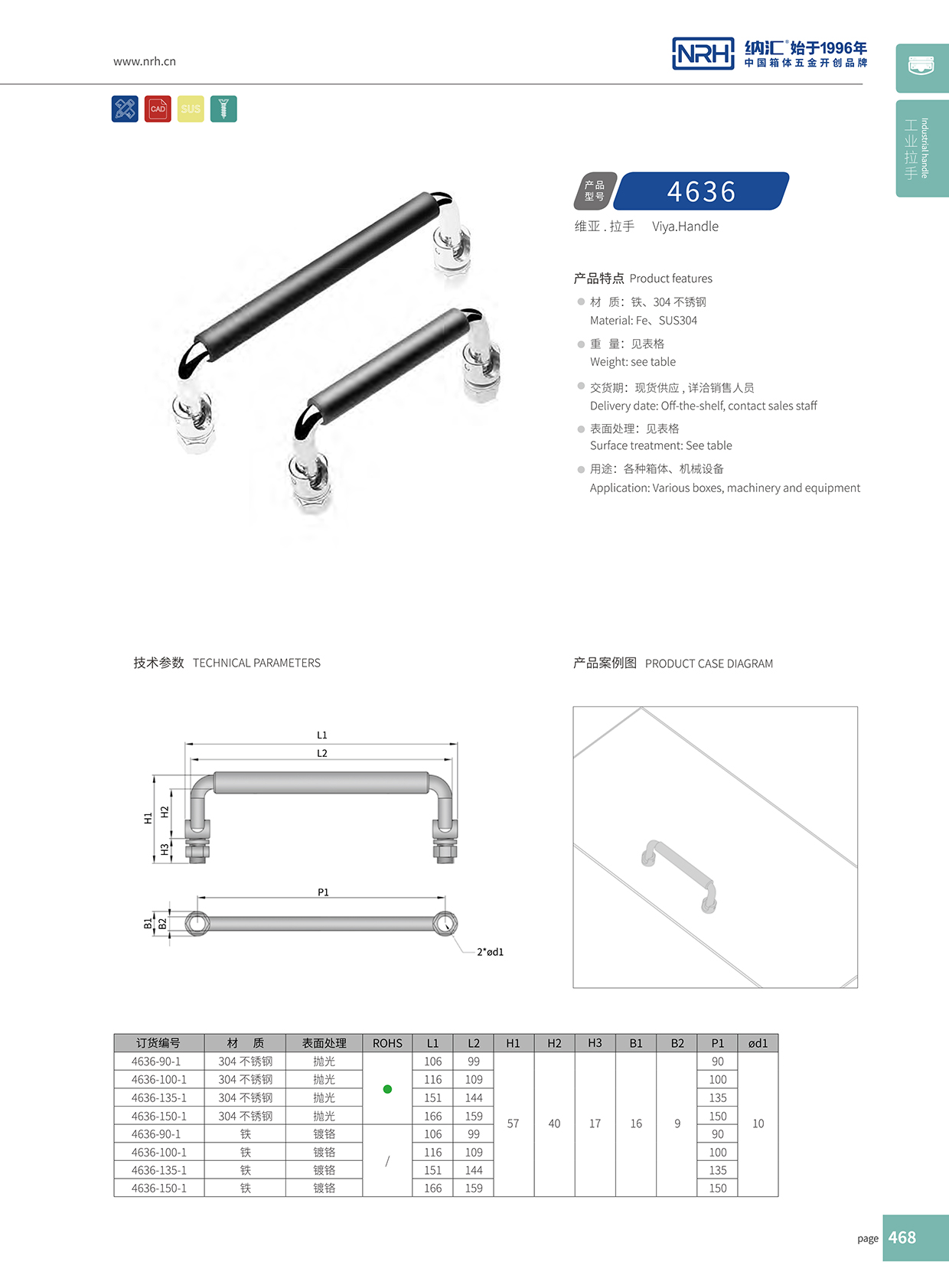 糖心视频在线观看/NRH 4636-135-1 收納箱把手